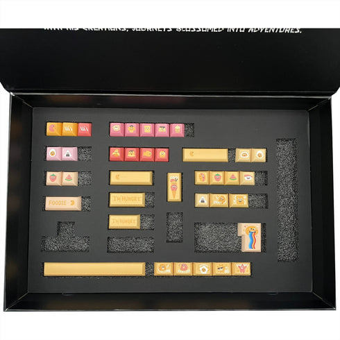 Set de Keycaps Wukds Snacks | PBT | ANSI | 172 Teclas